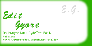 edit gyore business card